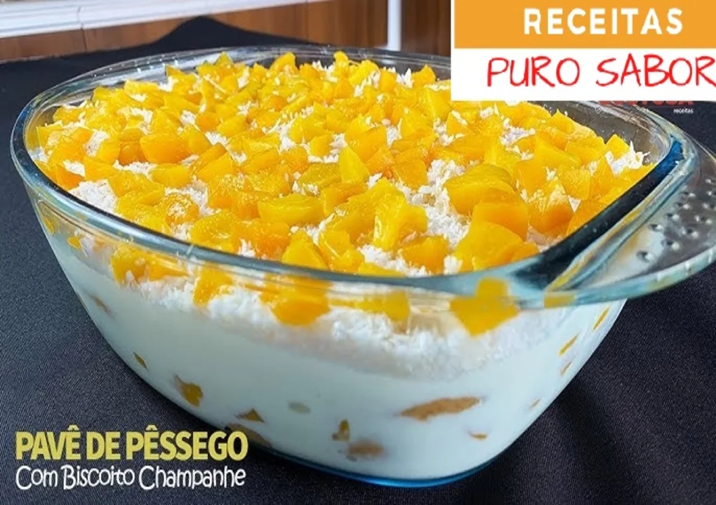 Como fazer um delicioso pavê de pêssego em 5 passos simples - Receitas ...